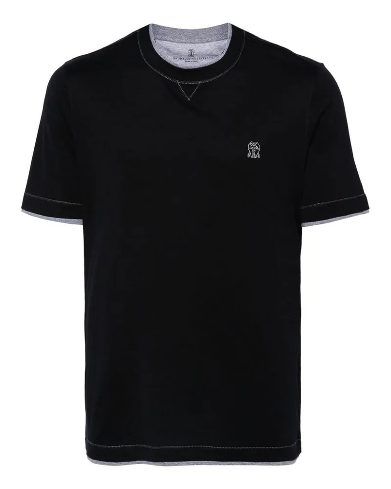 Brunello Cucinelli T-Shirt - Blau Blau
