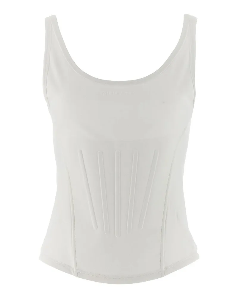 Thierry Mugler Top - Weiß Weiß