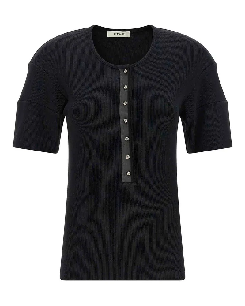 Christophe Lemaire Rundhalspullover - Schwarz Schwarz