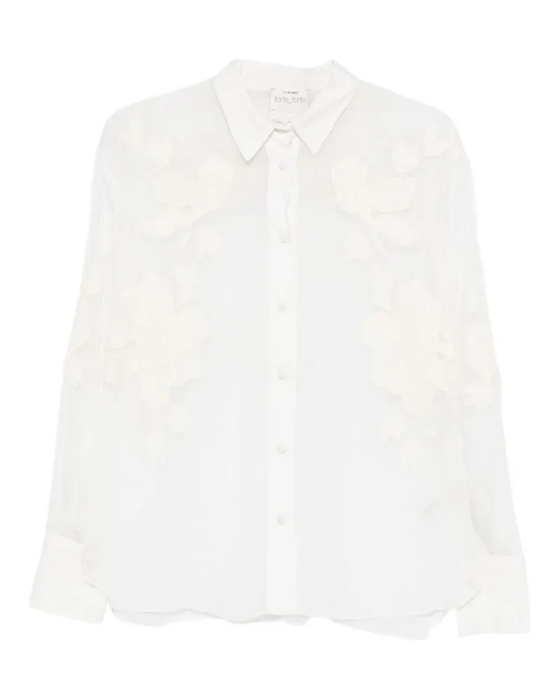 forte_forte Casual Hose - Weiß Weiß