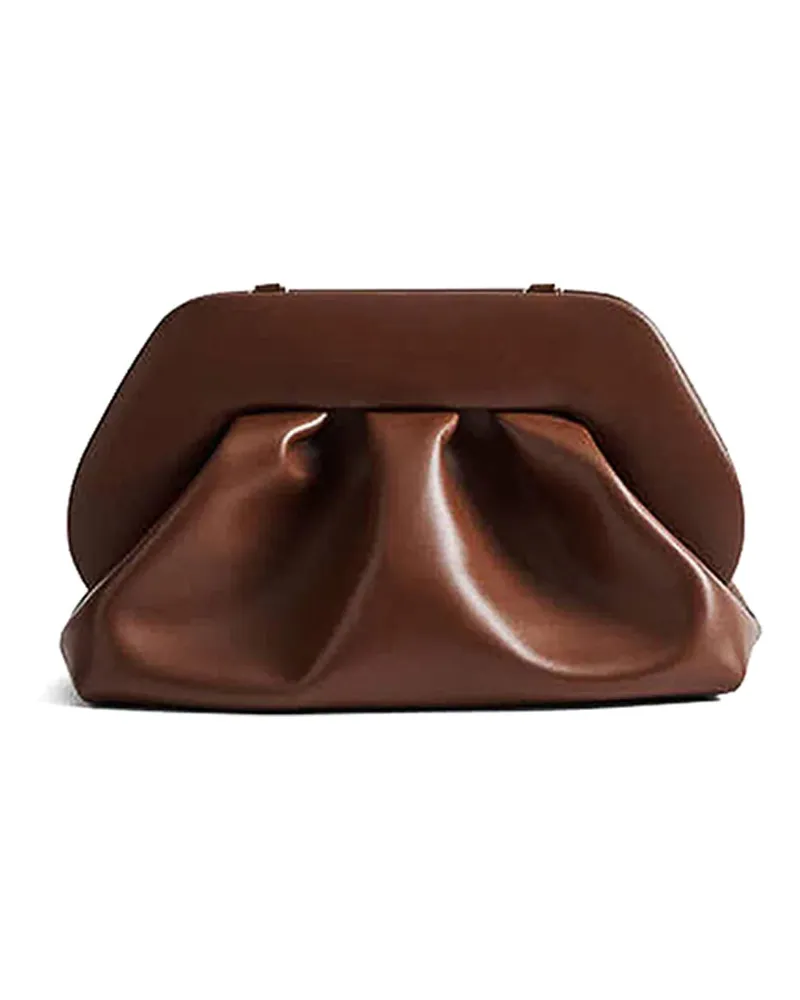 THEMOIRÈ Clutch - Braun Braun