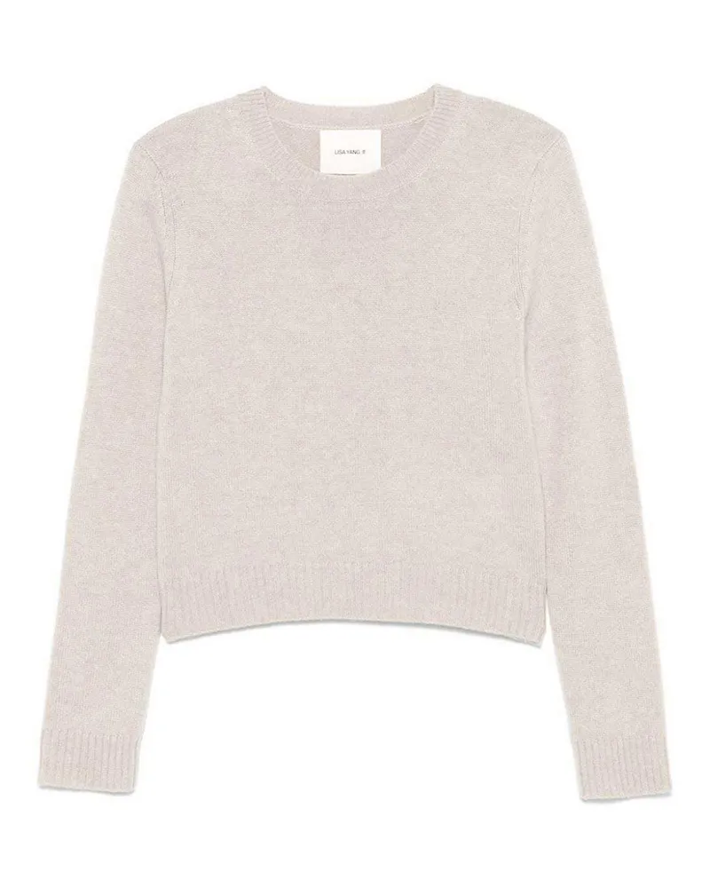 Lisa Yang Rundhalspullover - Beige Beige