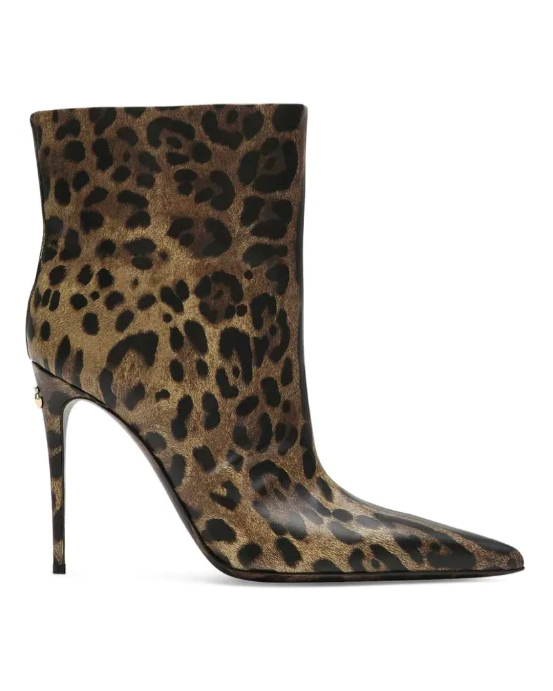 Dolce & Gabbana Stiefeletten - Braun Animal