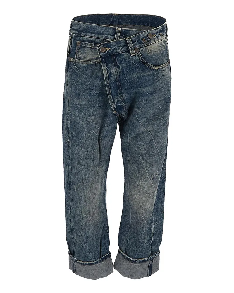 R13 Bootcut Jeans - Helles Jeansblau Helles