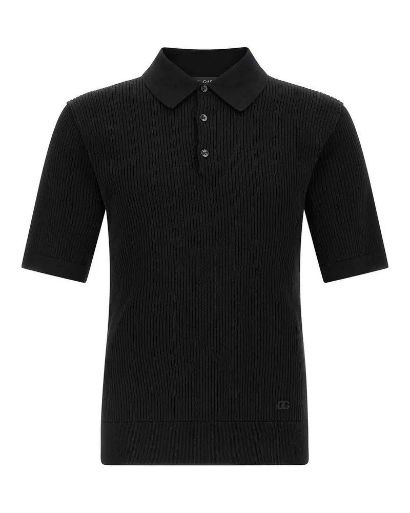 Dolce & Gabbana Poloshirt - Schwarz Schwarz