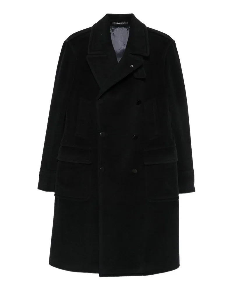 Tagliatore Knielanger Mantel - Schwarz Schwarz