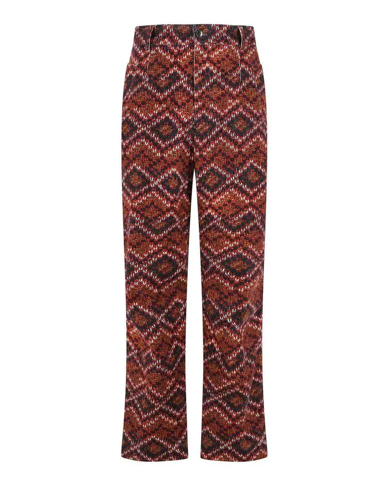 Dries van Noten Casual Hose - Rot Rot