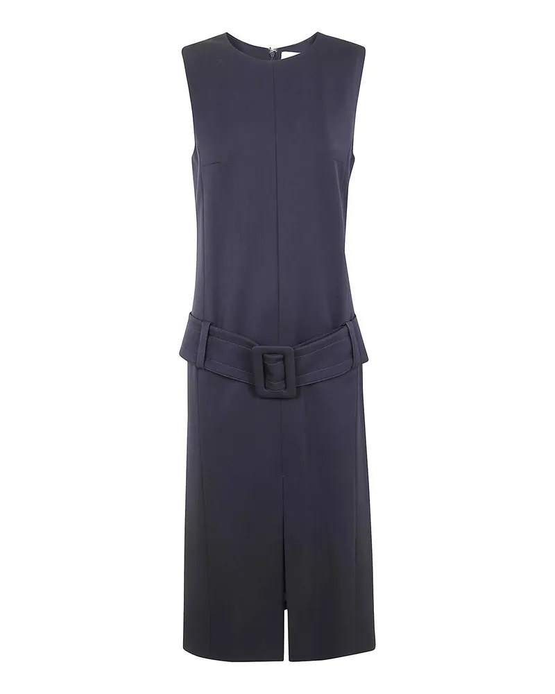 Patou Knielanges Kleid - Blau Blau