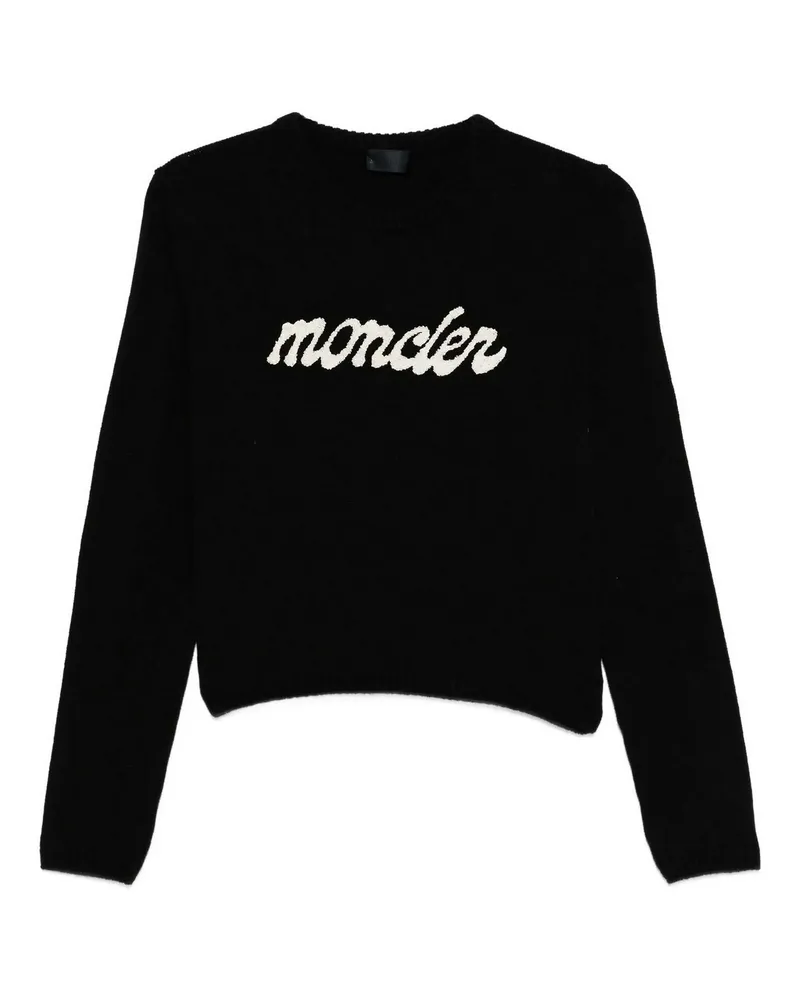 Moncler Rundhalspullover - Schwarz Schwarz