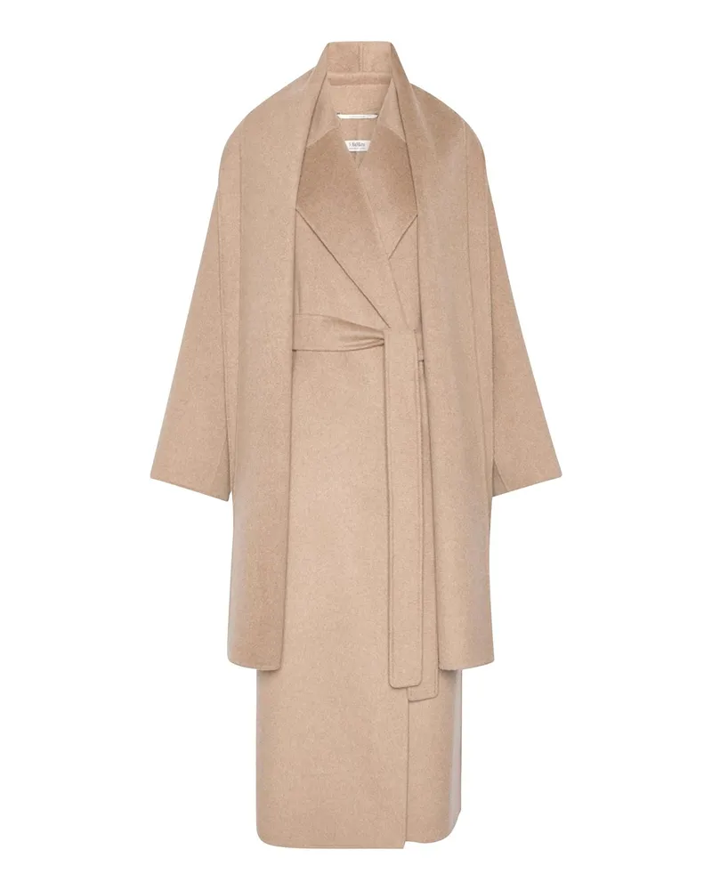 Max Mara Knielanger Mantel - Dunkelgrau Dunkelgrau