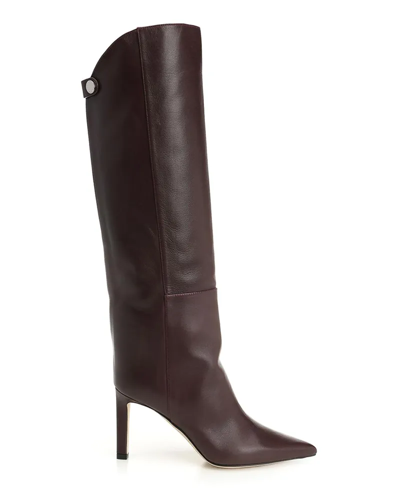 Jimmy Choo Stiefel - Dunkelrot Dunkelrot
