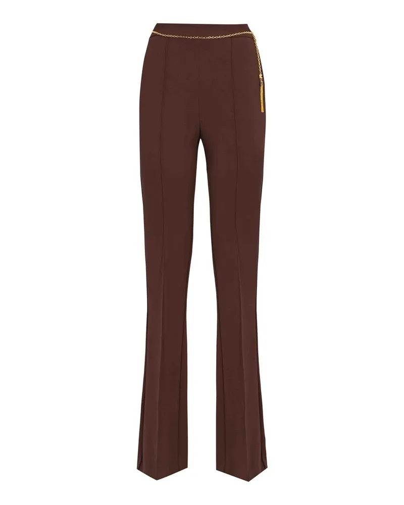 Elisabetta Franchi Casual Hose - Dunkelorange Dunkelorange