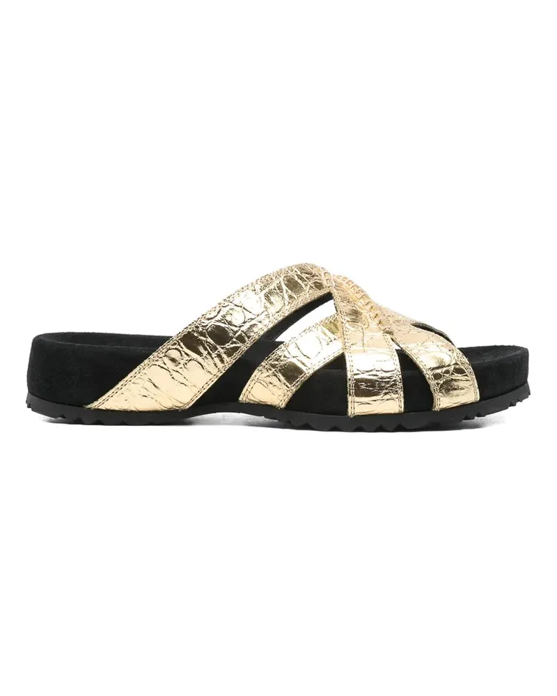 Dries van Noten Mokassins - Metallic Metallic