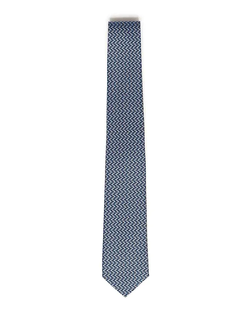 Ferragamo Krawatte - Dunkelblau Dunkelblau