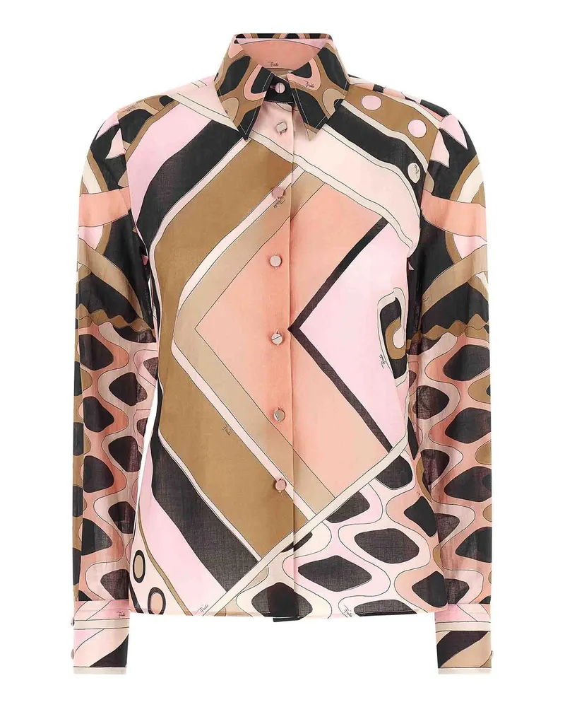 Emilio Pucci Hemd - Nude Nude