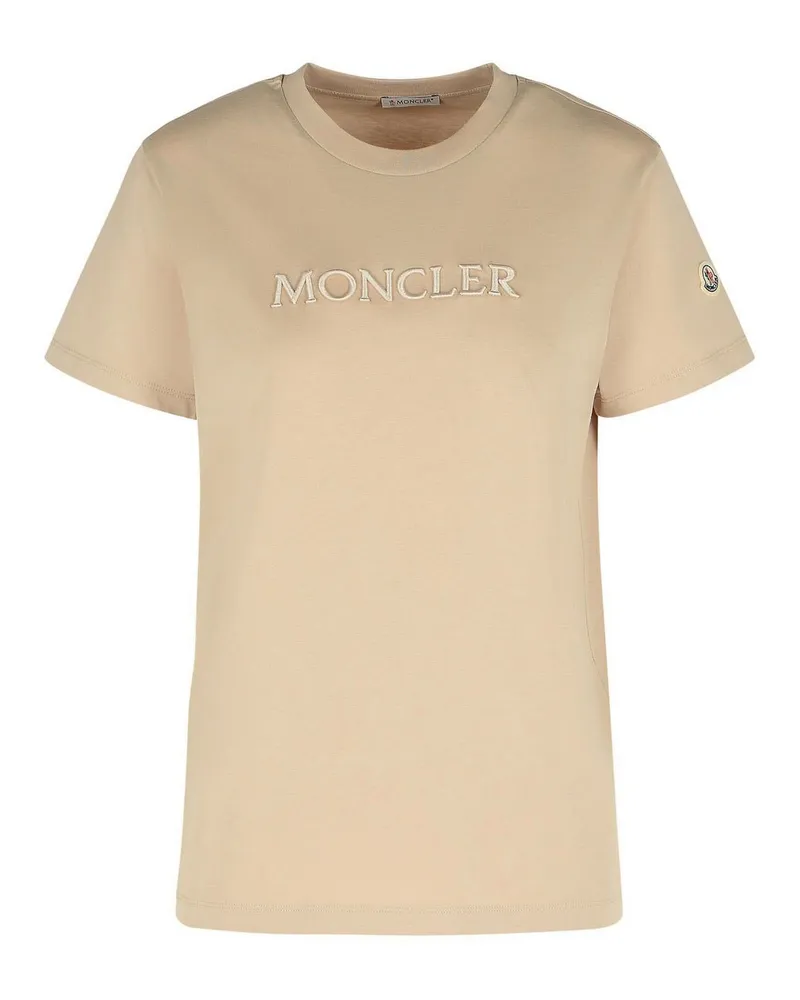 Moncler T-Shirt - Beige Beige