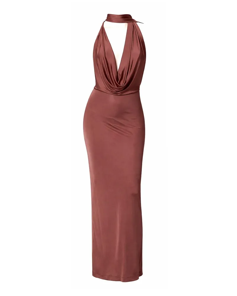 Amazuìn Maxikleid - Braun Braun