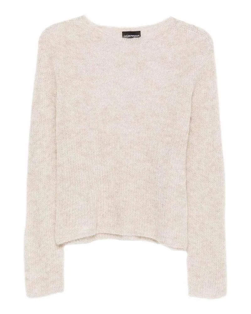 Emporio Armani Rundhalspullover - Beige Beige