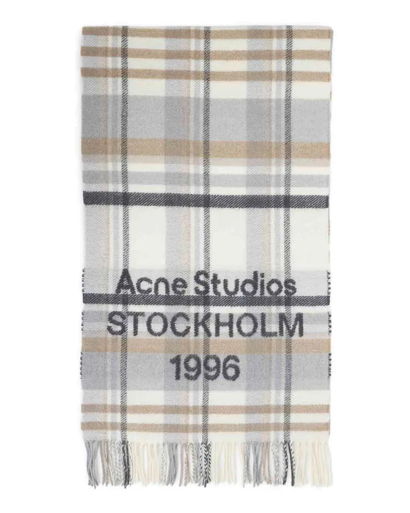 Acne Studios Schal - Weiß Weiß
