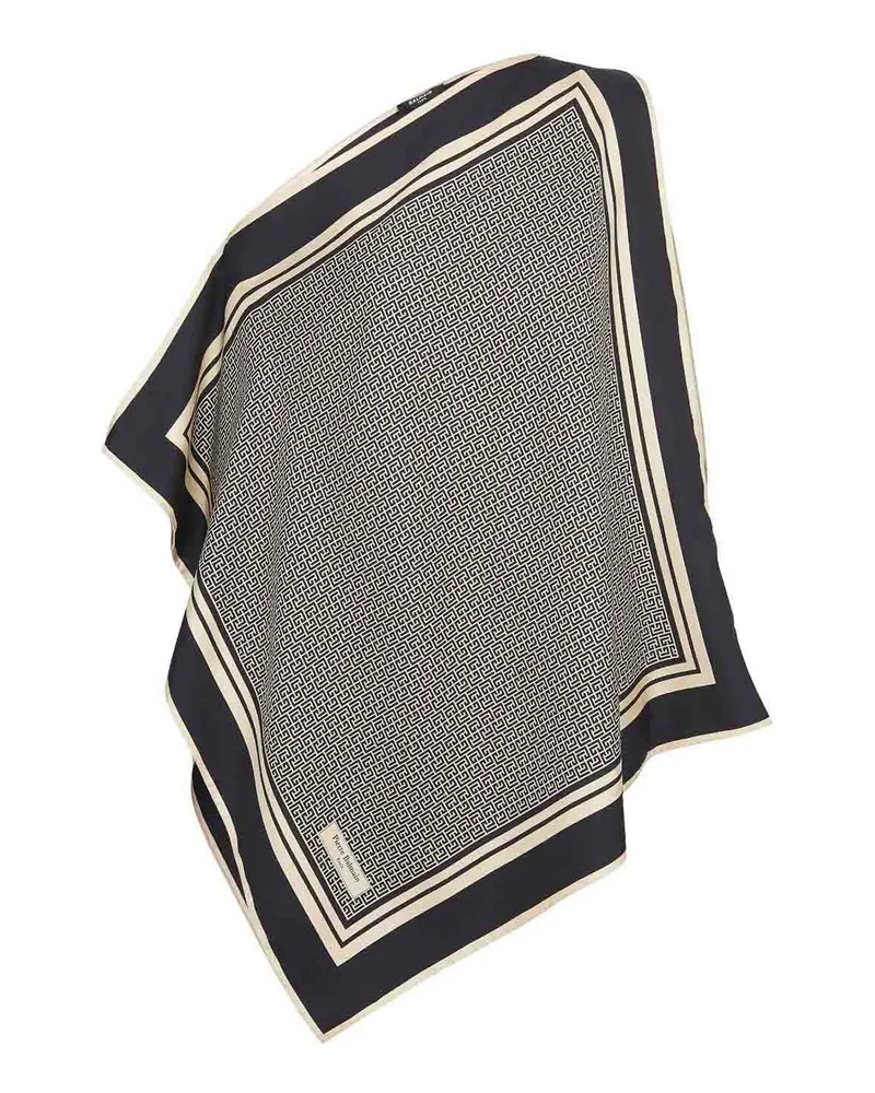 Balmain Top - Weiß Grau