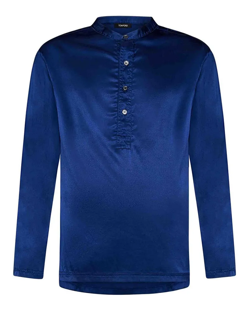 Tom Ford Hemd - Blau Blau