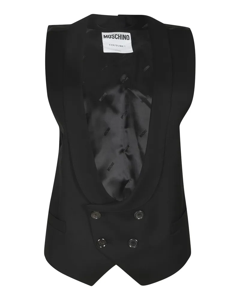 Moschino Weste - Schwarz Schwarz