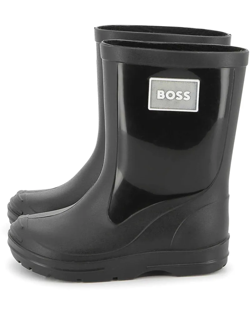 HUGO BOSS Stiefel - Schwarz Schwarz