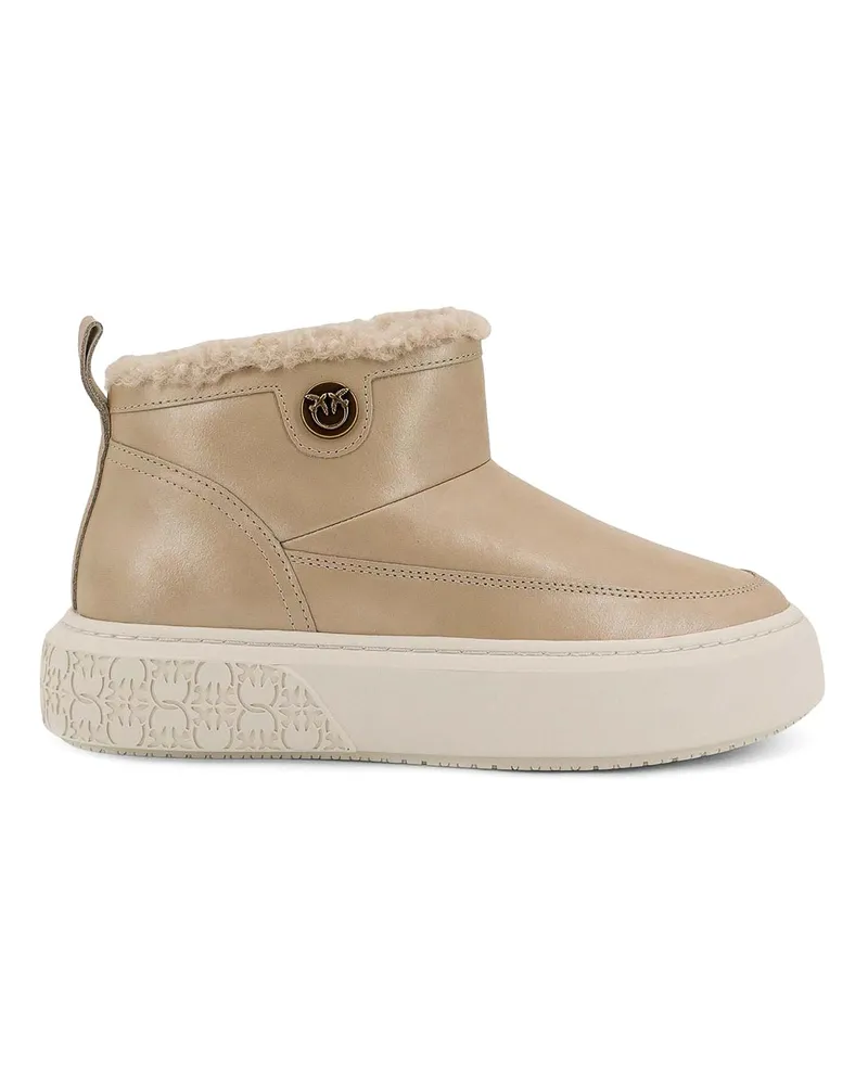 Pinko Stiefeletten - Beige Beige
