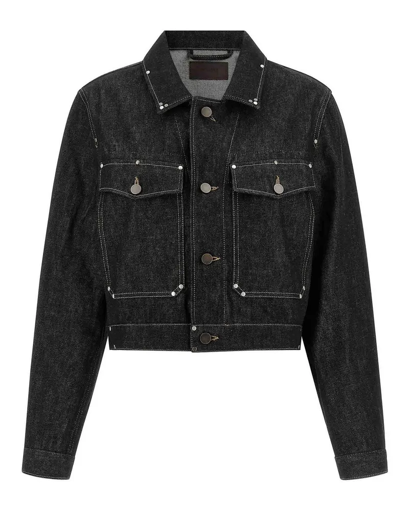 Christophe Lemaire Jeansjacke - Schwarz Schwarz