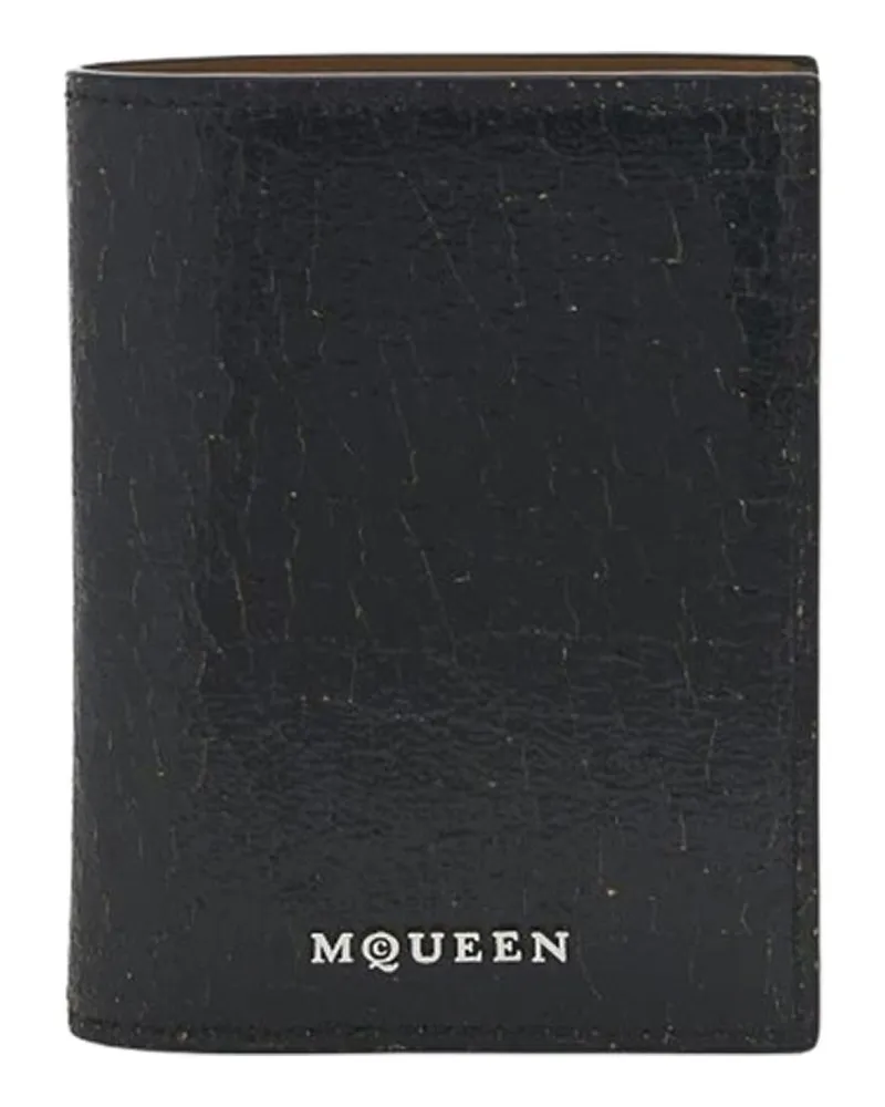 Alexander McQueen Portemonnaie - Schwarz Schwarz