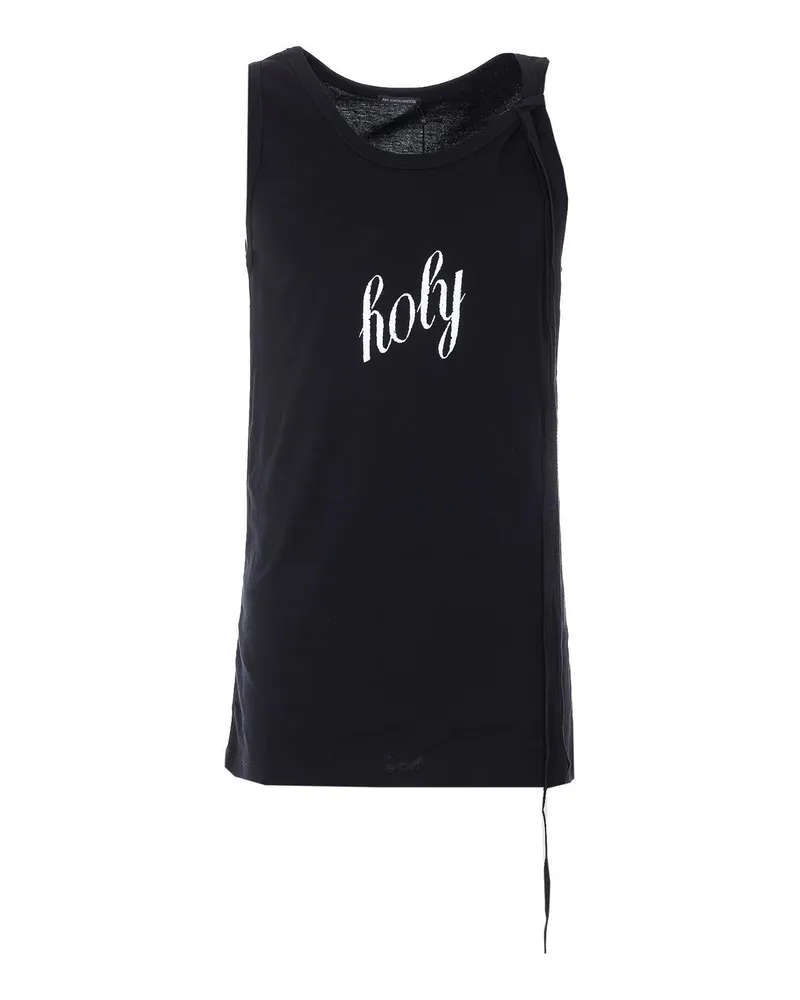 Ann Demeulemeester Top - Schwarz Schwarz