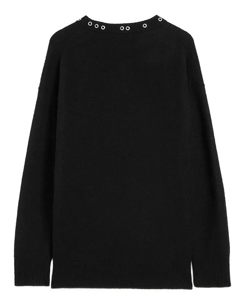 Jil Sander Rundhalspullover - Schwarz Schwarz