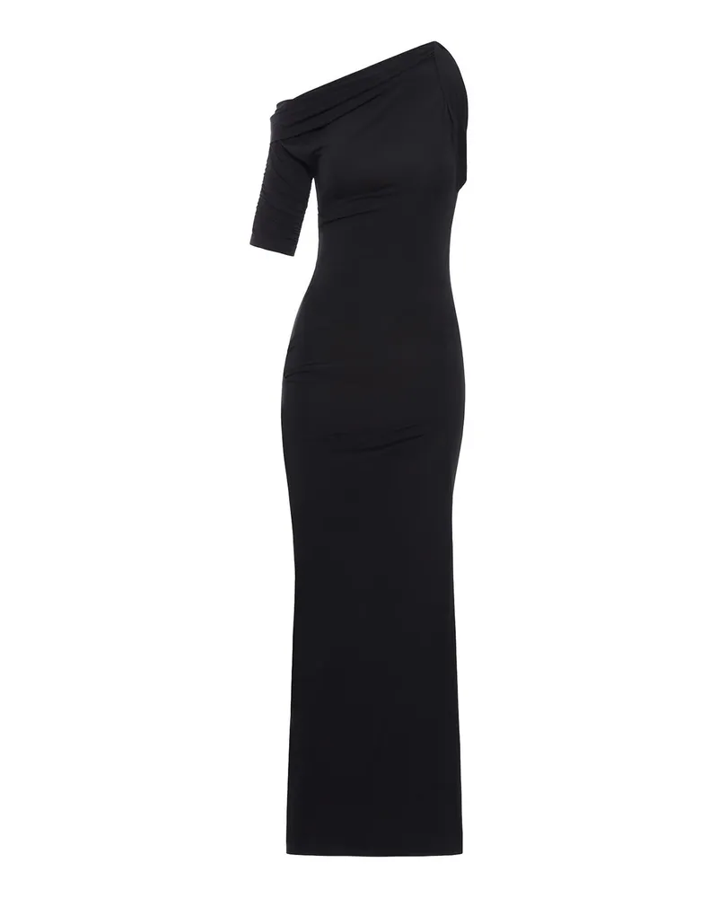 Jacquemus Knielanges Kleid - Schwarz Schwarz