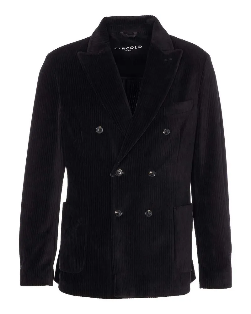 CIRCOLO 1901 Lederjacke - Schwarz Schwarz