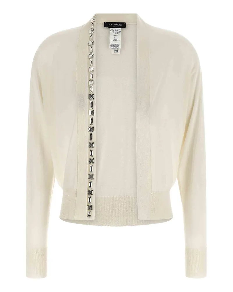 Fabiana Filippi Cardigan - Weiß Weiß