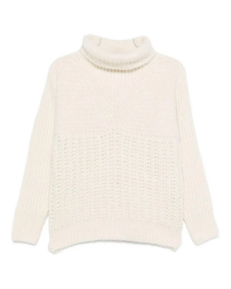 Moncler Rundhalspullover - Beige Beige