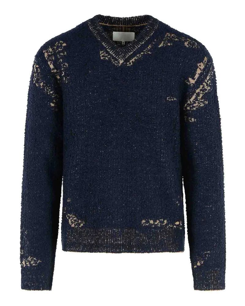 Maison Margiela Rundhalspullover - Blau Blau