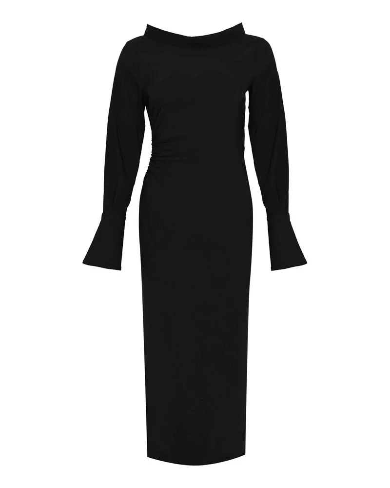 Liviana Conti Knielanges Kleid - Schwarz Schwarz