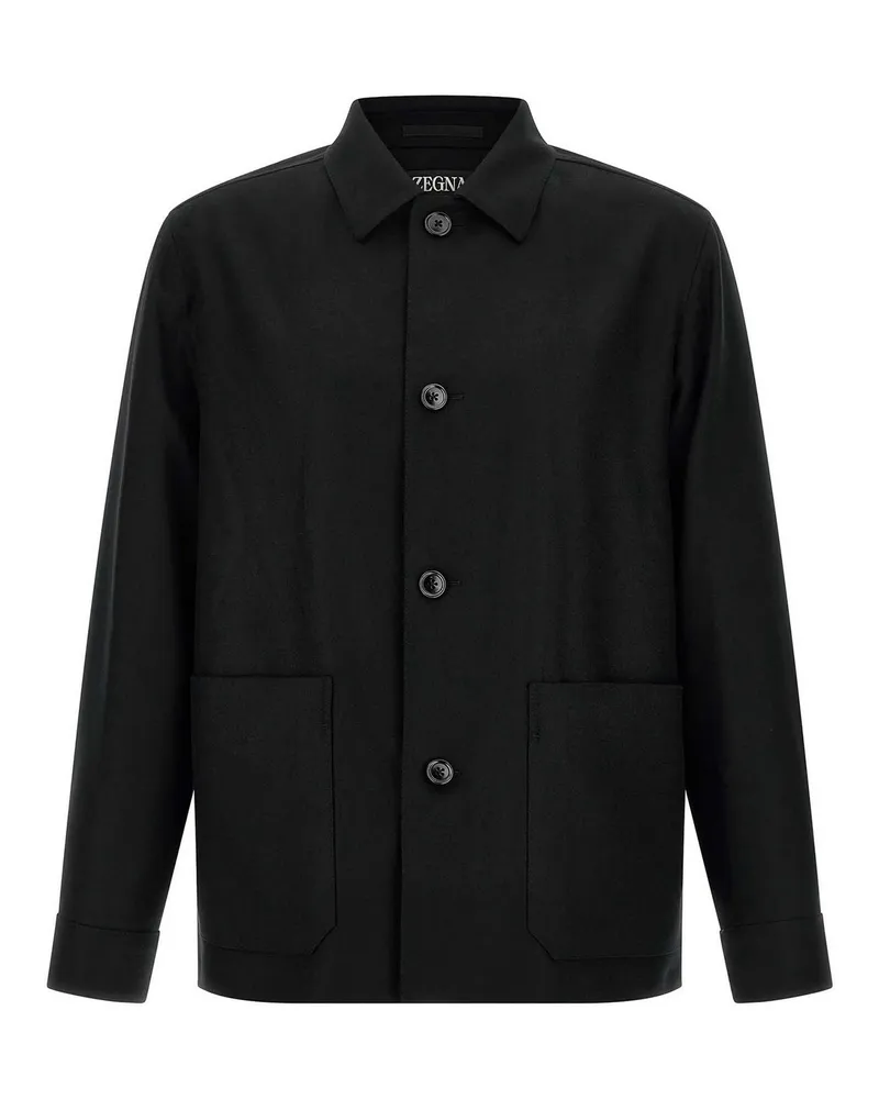 Ermenegildo Zegna Casualjacke - Schwarz Schwarz
