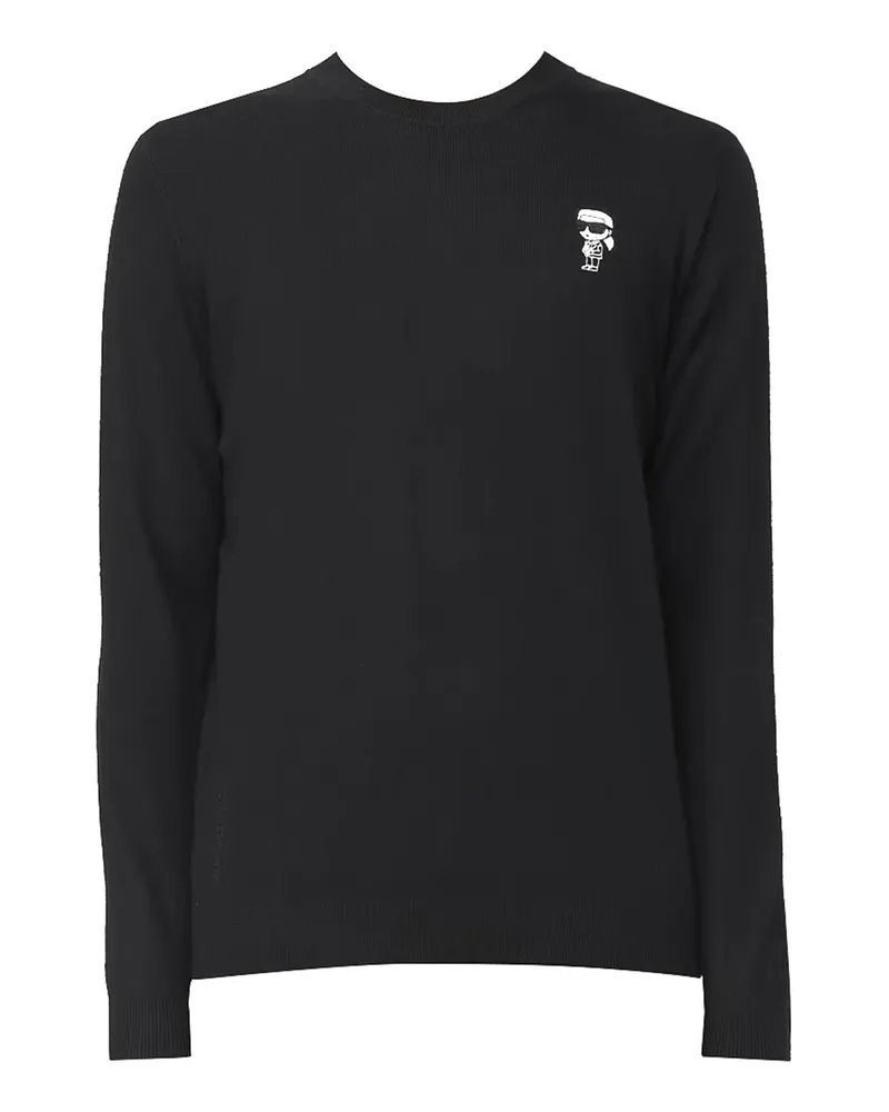 Karl Lagerfeld Top - Schwarz Schwarz