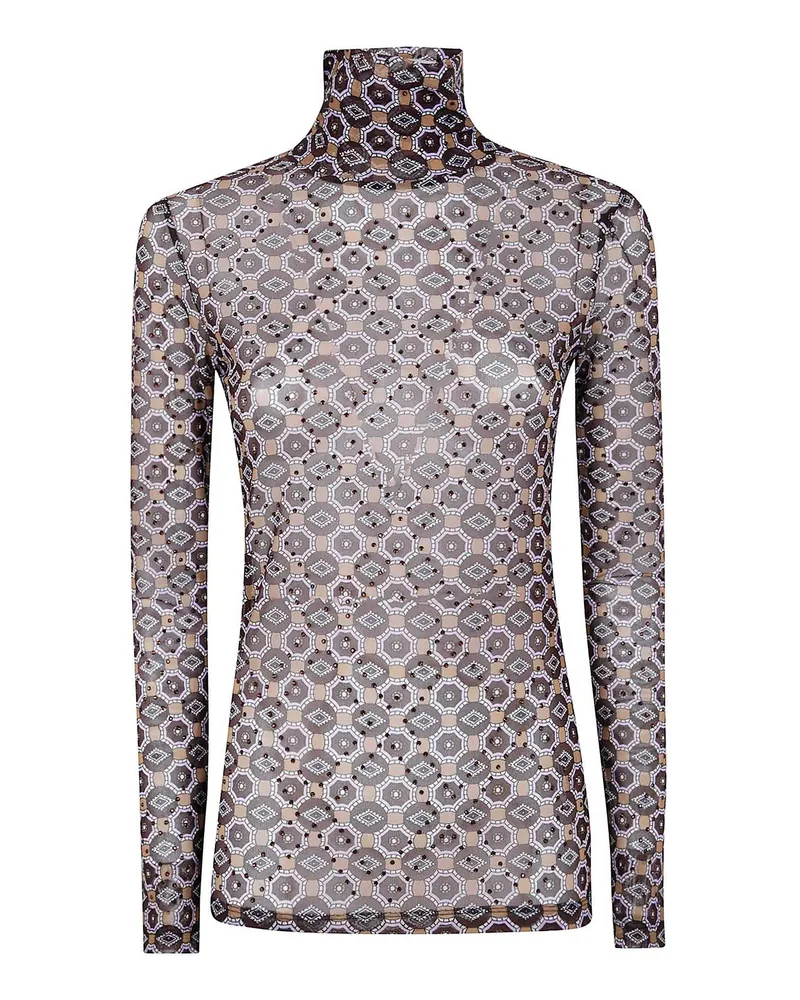 Dries van Noten Rollkragenpullover - Braun Braun