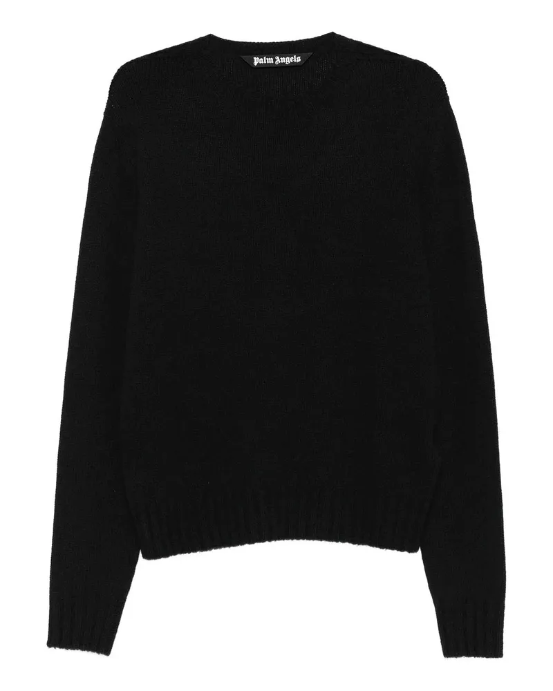 Palm Angels Rundhalspullover - Schwarz Schwarz