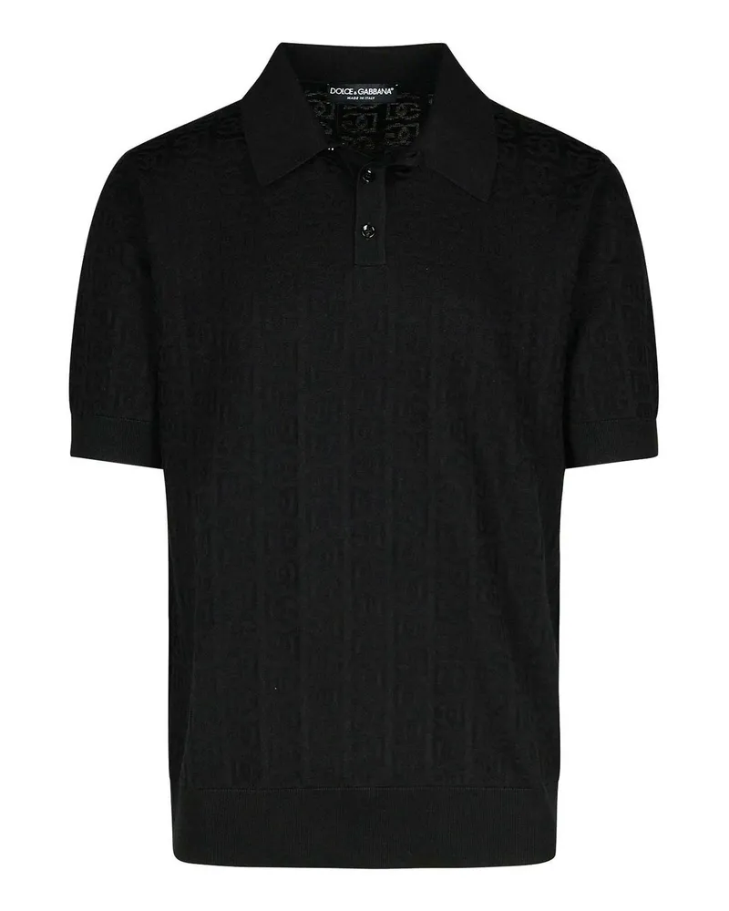 Dolce & Gabbana Poloshirt - Schwarz Schwarz