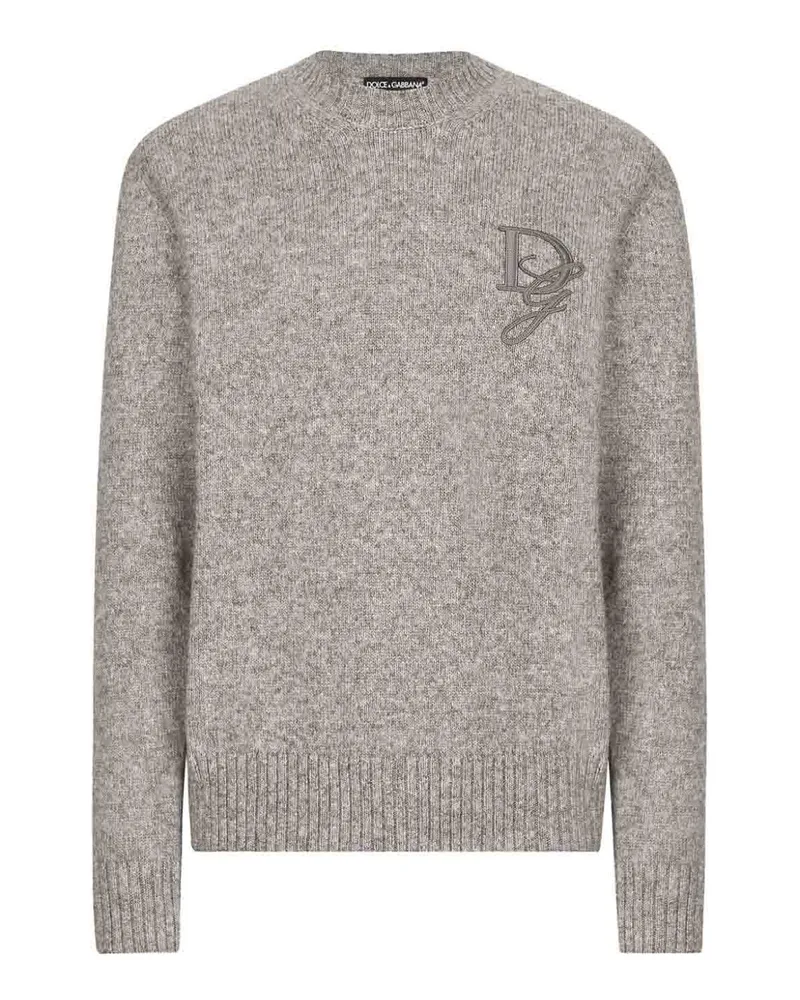 Dolce & Gabbana Rundhalspullover - Grau Grau