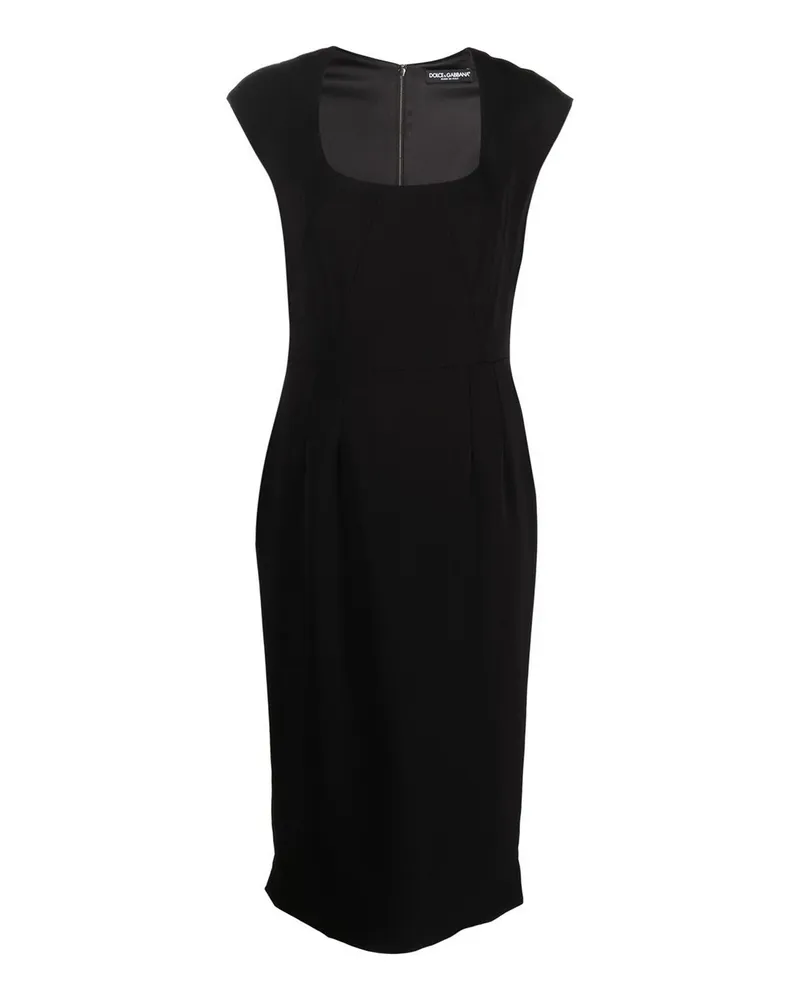 Dolce & Gabbana Knielanges Kleid - Schwarz Schwarz