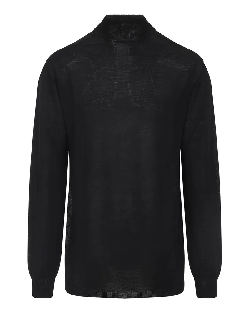 Rick Owens Rundhalspullover - Schwarz Schwarz