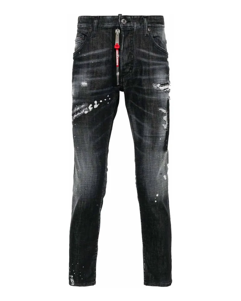 Dsquared2 Skinny Jeans - Schwarz Schwarz