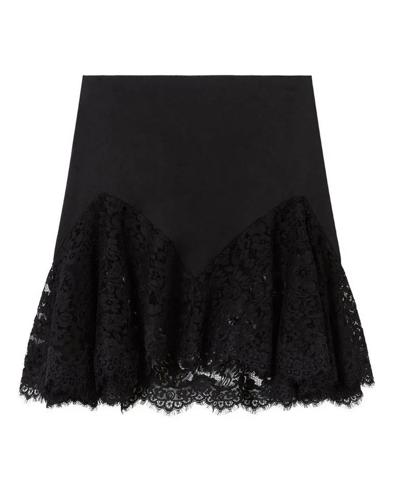 Stella McCartney Midirock - Schwarz Schwarz