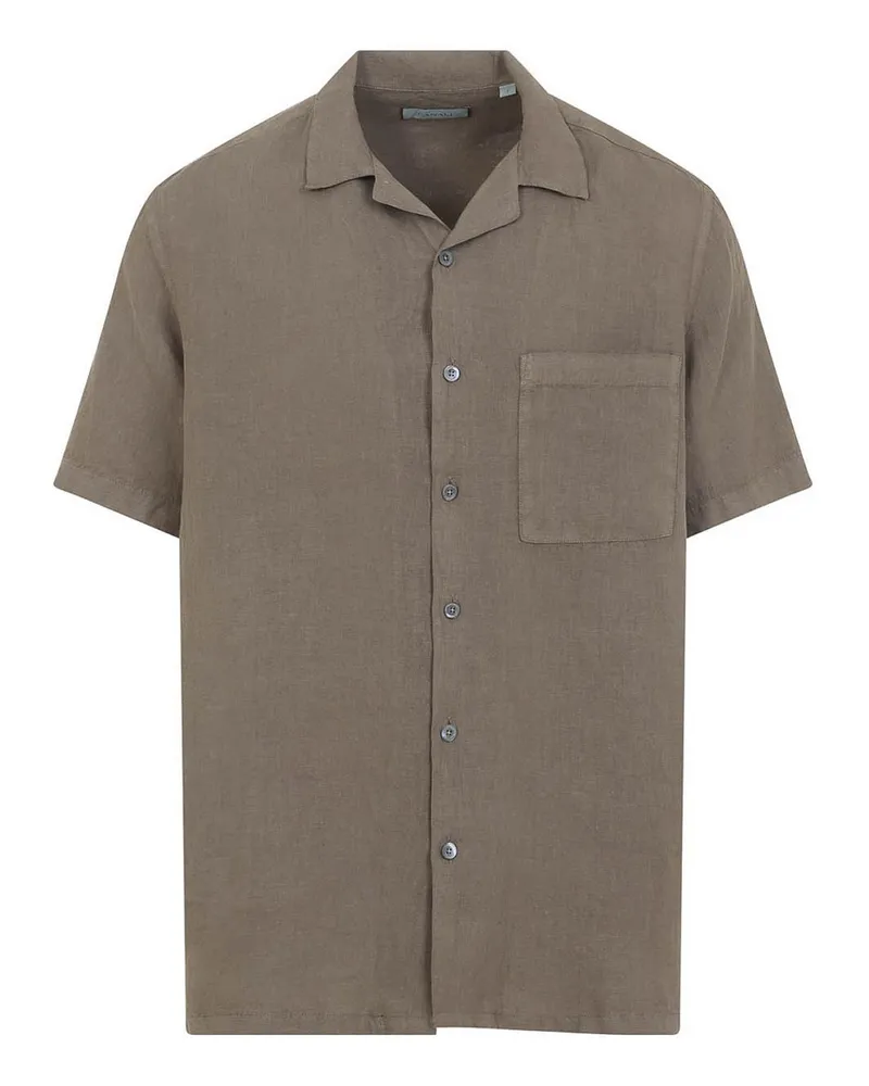 Canali Hemd - Braun Braun