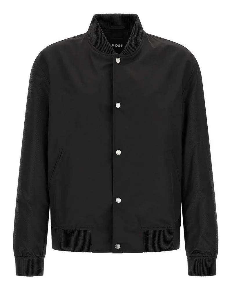 HUGO BOSS Bomberjacke - Schwarz Schwarz